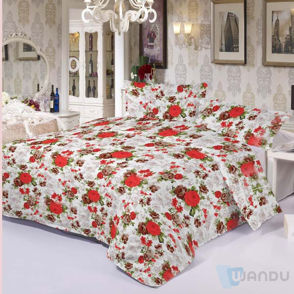 High Quality Home Textiles Bedsheets Bedding Sets Luxury Cheap Bed Sheet Sets Microfiber Bedding Set
