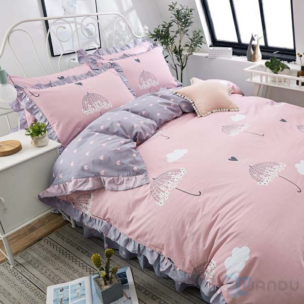 Printed Fabric Textiles Bedsheet Material Polyester Fabric Bedding