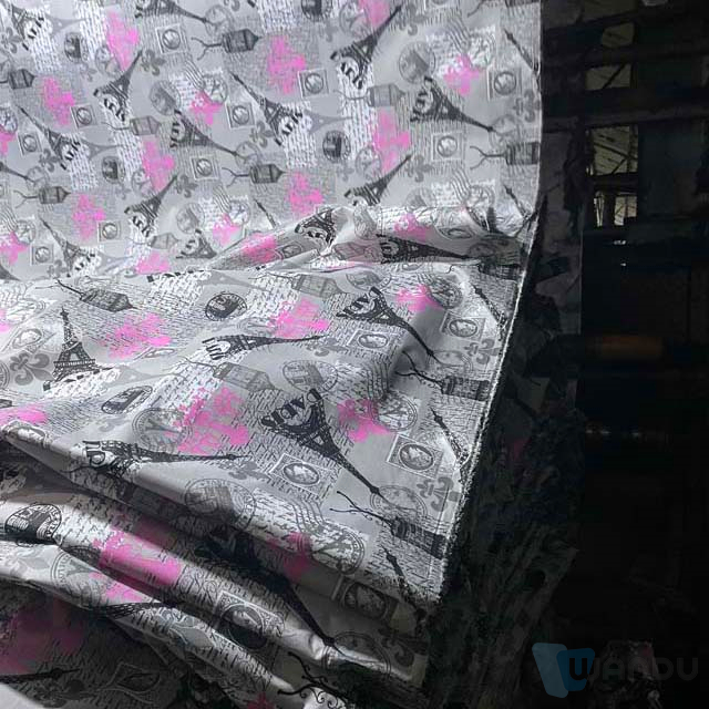 Changxing Wandu Factory 100% Polyester Printed Floral Printed Fabrics Custom Brushed Microfiber Fabric In Roll