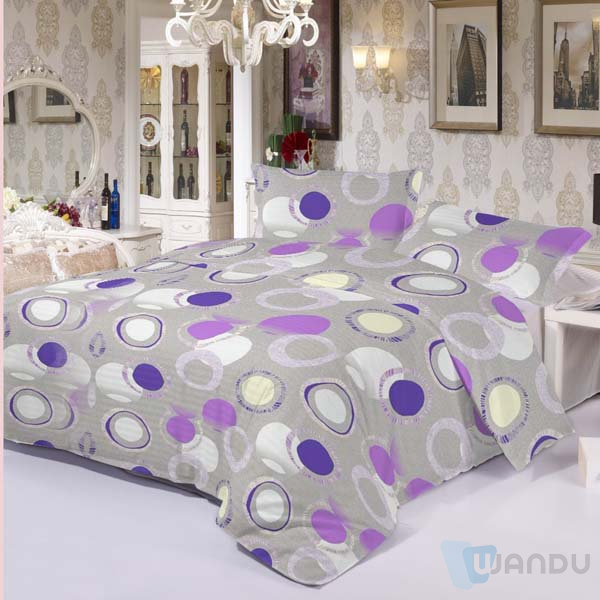 Four Piece Bed Sheet Cover Bedding Set Polyester Home Or Hotel Quilt Cover Set
