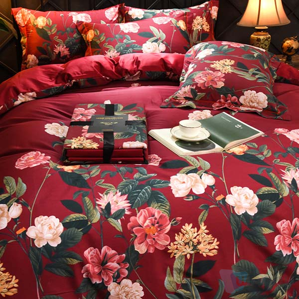 What Is The Raw Material of Polyester China Wholesale Cheap Textile Polyester Cloud Print Fabric for Bed Sheet