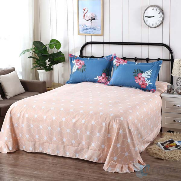 Z Twill Fabric Changxing Wandu Textile, Polyester Brushed Fabrics, Four Sets of Pigment Printed Bedsheet Good Quality And Low Price