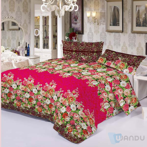 Order made-to-order polyester fabric bed sheet material wholesale price