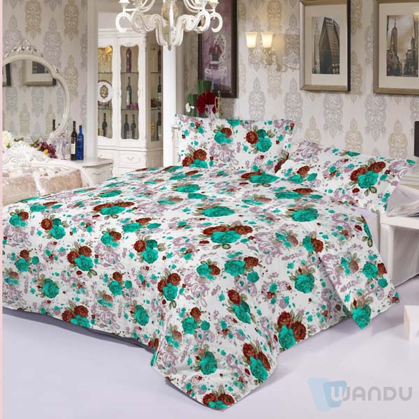 Casual Style 100 Polyester Luxury Bedding Sets Custom Logo Wholesale Brand Designer Bed Cover Bedsheet Set Microfiber