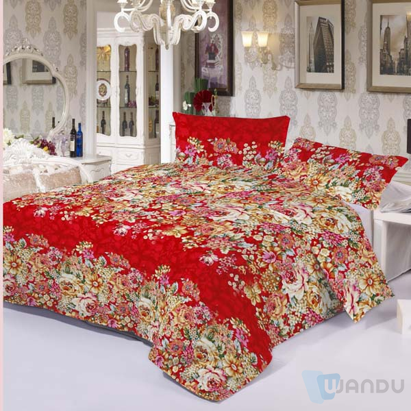 Polyester O Que Significa 100% Polyester Bed Sheet Fabric Animal Print for Home Textile