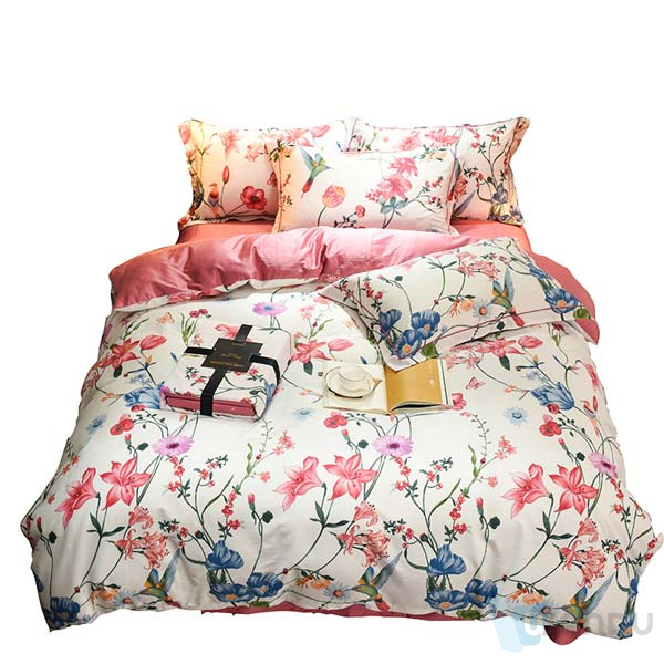 Polyester Material Ball Solid Color Flat Bed Sheets Pineapple Pattern Fabric