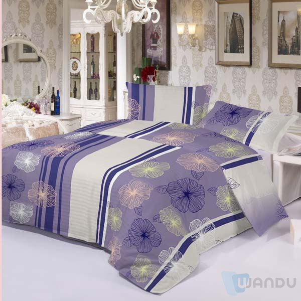 Luxury 3D Polyester Printed Bed Cover Bedding Sets Colorful Cute Microfiber Duvet Cover Sets