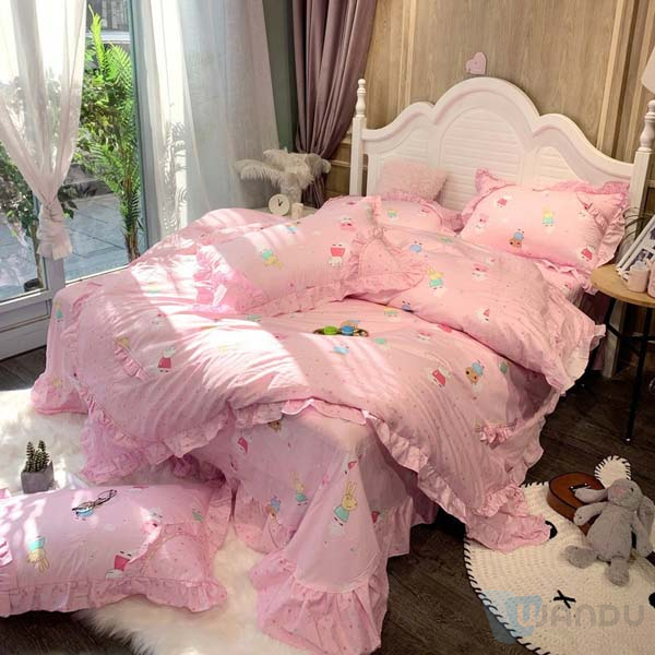 Polyester Material Spotlight Cotton Bed Sheets Wholesale Egyptian Cotton Bed Sheet Set