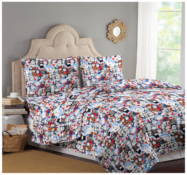  Custom Bed Sheet Quilts Cover Home Textile Bedding Microfiber Fabric