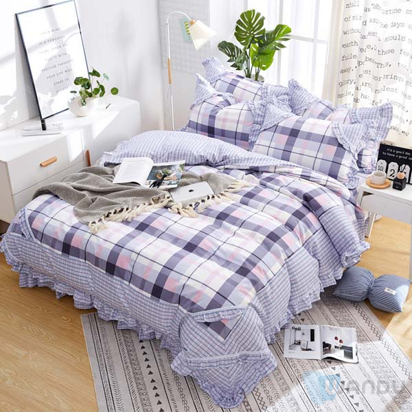 Hot Selling 100% Polyester Microfiber Fabric Bedding Set