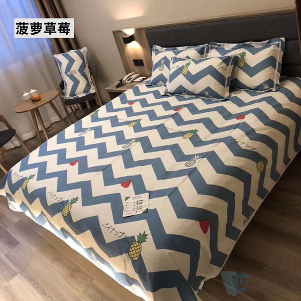 Polyester Material Nähen 100% Polyester Small Flower Printed Microfiber Bed Fabric