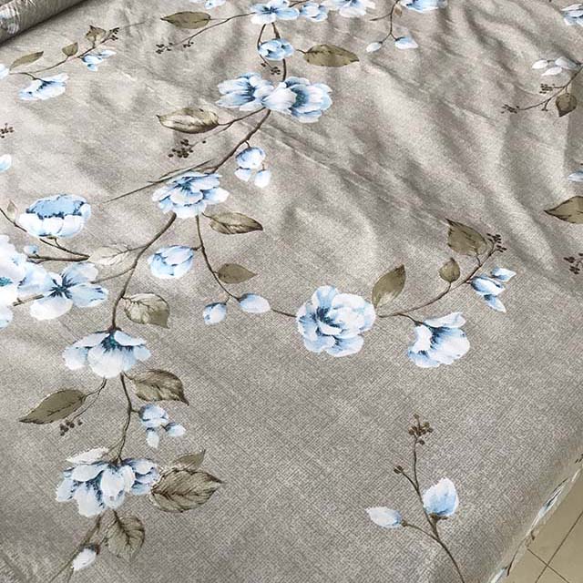 Polyester Bedsheet Yarn Sengelinned Stofbed Sheets Tela De Sábana Single Fitted Sheet Set