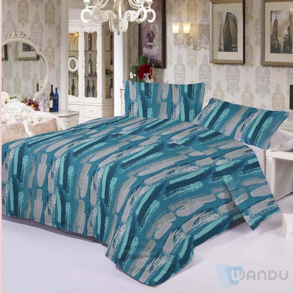 Bedsheets 100% Polyester Luxury Bedding Sets Cheap Queen Size 4 Pcs Comforter Cover Bed Sheet Sets