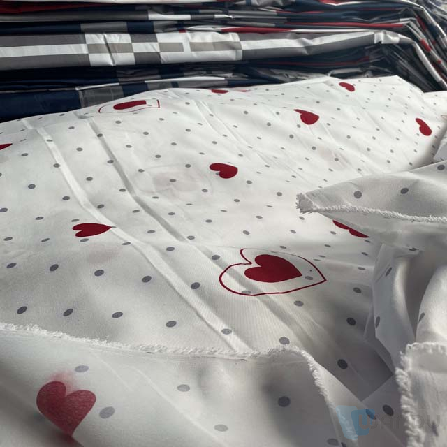 Custom Printed Bedsheets Fabric 100% Polyest Fabric