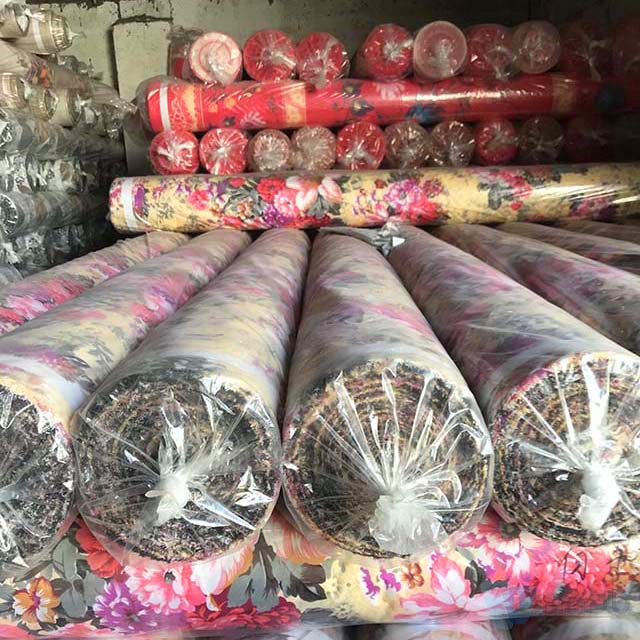 Changxing Manufacturer Microfiber 100% Polyester Fabric New Design Home Textile Brush Printed Fabric Custom